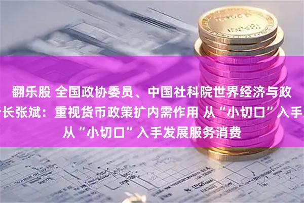 翻乐股 全国政协委员、中国社科院世界经济与政治研究所副所长张斌：重视货币政策扩内需作用 从“小切口”入手发展服务消费